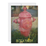 Urban Treated Fire Hydrant Block Party Invitations