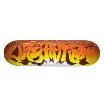 UrbanRiot Graffiti Sunset Deck Custom Skate Board