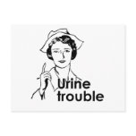 URINE TROUBLE POST CARDS