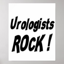 Urologists Rock! Poster Print