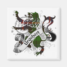 Urquhart Tartan Lion Refrigerator Magnet
