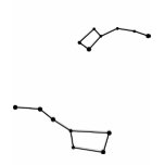 Ursa Major and Ursa Minor Spaghetti Top t-shirts