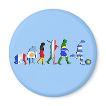 Uruguay soccer football Evolution futboll gifts Refrigerator Magnet