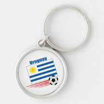 Uruguay Soccer Team Keychain