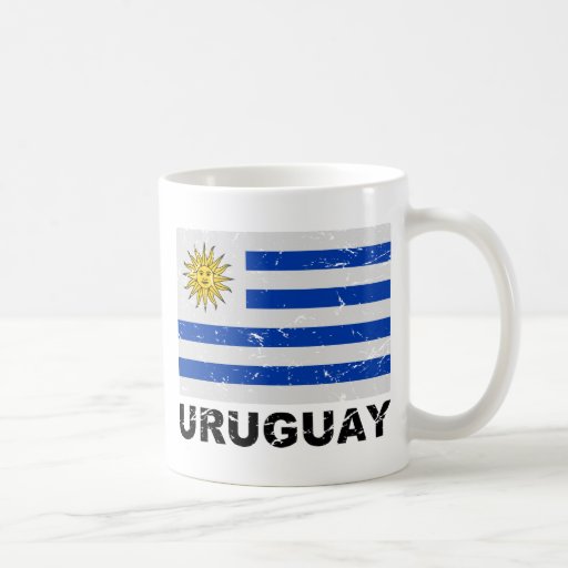 Uruguay Vintage Flag Coffee Mug