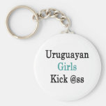 Uruguayan Girls Kick Ass Keychain