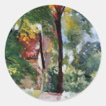 Ury impressionist painting morning sun landscape stickers
