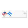 US and Argentina Crossed Flags