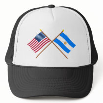 US and Argentina Crossed Flags