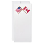 US and Canada Crossed Flags rack cards