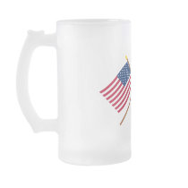 US and Ghana Crossed Flags Mugs