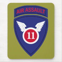 US Army 11th Airborne Div Air Assault Insignia Mousepads