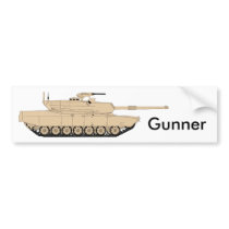 US Army M1A1 Abrams Bumper Stickers
