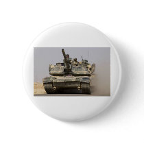 US_Army_M1A1_Abrams_main_battle_tank Pinback Buttons