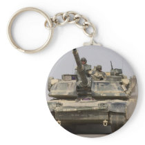 US_Army_M1A1_Abrams_main_battle_tank Key Chain