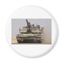 US_Army_M1A1_Abrams_main_battle_tank Fridge Magnets