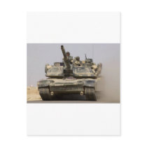 US_Army_M1A1_Abrams_main_battle_tank Postcard