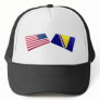 US & Bosnia and Herzegovina Flags