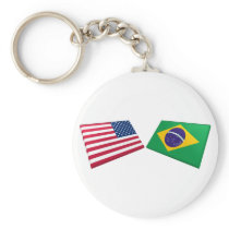 US & Brazil Flags