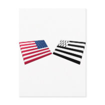 US & Brittany Flags