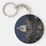 US Capitol Building Night Keychain