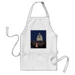 US Capitol celebrating Christmas photo Apron