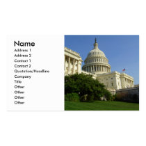 US Capitol Washington DC Standard Business Card business cards