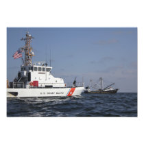 US Coast Guard Cutter Marlin patrols the waters