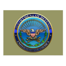 US Department of Defence (DoD) Postcards