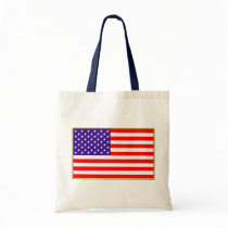 US Flag Canvas Bag