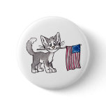 US Flag Cat buttons