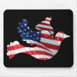 US Flag Dove Mousepads