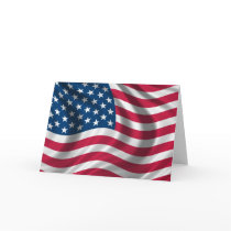 US flag greeting cards