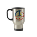 US Flag Peace Symbol mugs