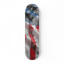 US Flag Skateboard