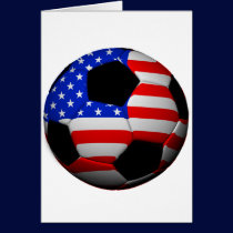 US Flag Soccer Ball cards