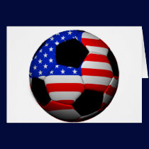 US Flag Soccer Ball cards