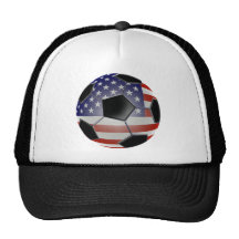 US Flag Soccer Ball Hats
