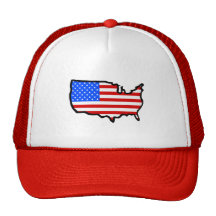 US Flag Trucker Hat