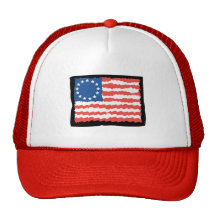 US Flag with 13 Stars Trucker Hat