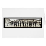 US French Army Officers Photo 1917 Greeting Card