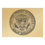 US Great Seal Half Dollar business cards