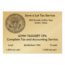 US Great Seal Half Dollar Business Card business cards