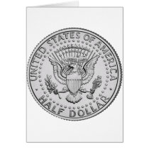 US Great Seal Half Dollar cards