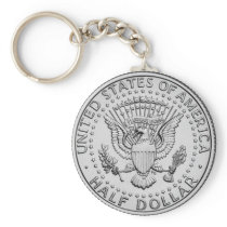 US Great Seal Half Dollar keychains