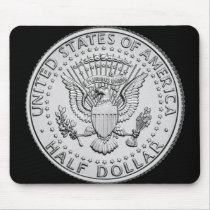 US Great Seal Half Dollar mousepads