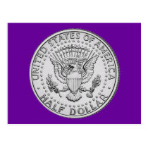 US Great Seal Half Dollar postcards