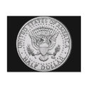 US Great Seal Half Dollar postcards