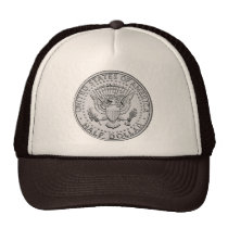 US Great Seal Half Dollar hats