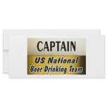US National Beer Drinking Team rack cards